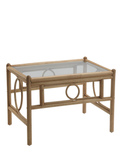 Desser Madrid Rattan Coffee Table, Light Oak, Light Oak