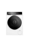 Bosch Series 8 WGB256A2GB i-DOS Freestanding Washing Machine, 10kg Load, 1400rpm Spin, White