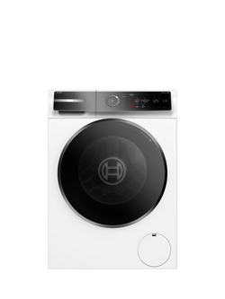 Bosch Series 8 WGB256A2GB i-DOS Freestanding Washing Machine, 10kg Load, 1400rpm Spin, White, White