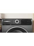 Bosch Series 6 WGH254ARGB i-DOS Freestanding Washing Machine, 10kg Load, 1400rpm Spin, Graphite Grey