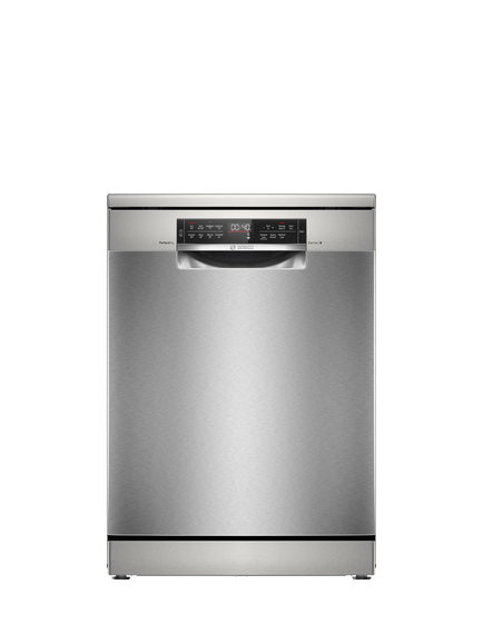 Bosch Series 6 SMS6TCI02G Freestanding Dishwasher with Perfect Dry, Silver, Silver