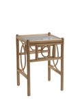 Desser Madrid Rattan Side Table, Light Oak