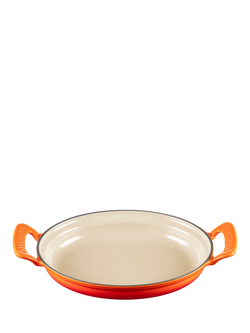 Le Creuset Cast Iron Oval Baker, 28cm, Volcanic, Volcanic