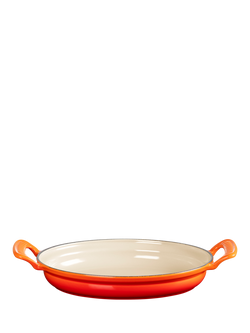 Le Creuset Cast Iron Oval Baker, 28cm, Volcanic - view 2, Volcanic