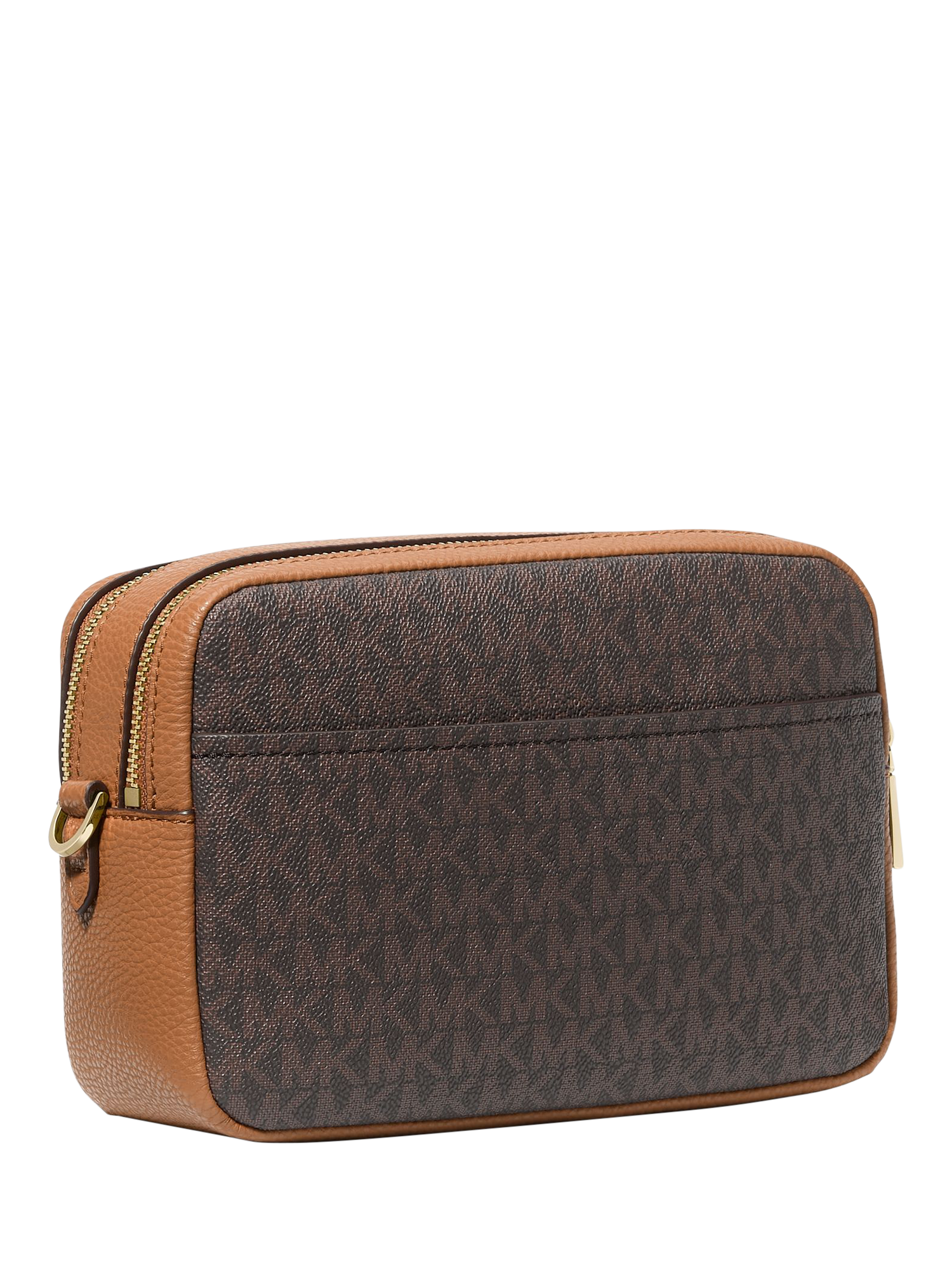 Product image 4 of 5, which shows Michael Kors Bryant Signature Print Cross Body Bag, Brown/Acorn