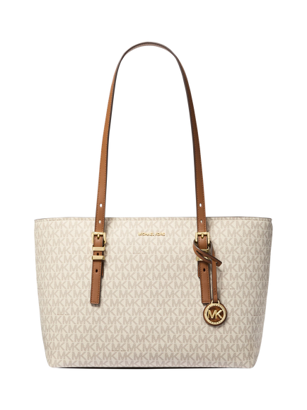 Michael Kors Quinn Medium Tote Bag, White/Multi