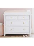Pottery Barn Kids Ava 4 Drawer Chest with Changing Table Top, Simply White