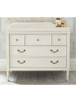 Pottery Barn Kids Blythe Changing Table Dresser, French White - view 2, French White