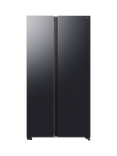 Samsung RS70F68QBFEU Freestanding 65/35 American Style Fridge Freezer, Black