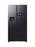 Samsung RS90F64EDFEU Bespoke AI Series 9 Freestanding 65/35 American Style Fridge Freezer, Black