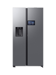Samsung RS90F64EETEU  Bespoke AI Series 9 Freestanding 65/35 American Style Fridge Freezer, Silver