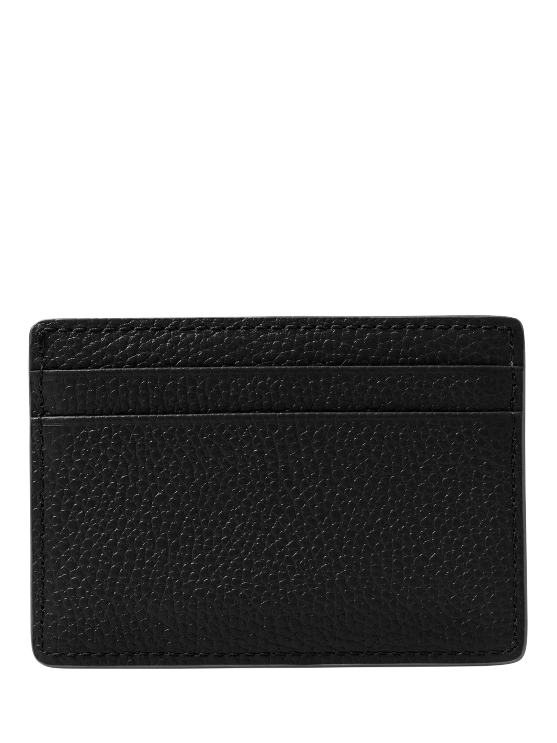 Product image 3 of 3, which shows Michael Kors Jet Set Leather Card Holder, Black