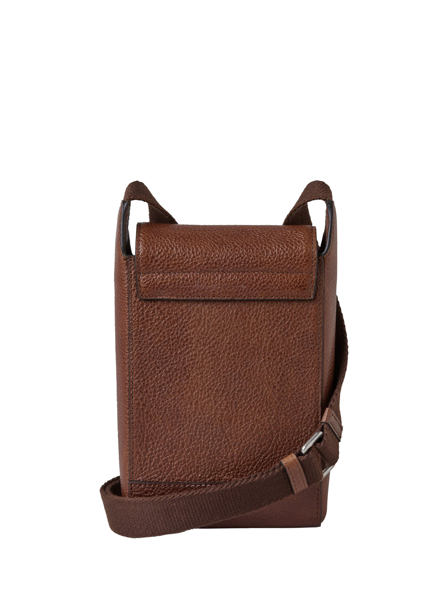 Product image 2 of 5, which shows Mulberry Chiltern Natural Vegetable Tanned Leather Phone Pouch, Oak