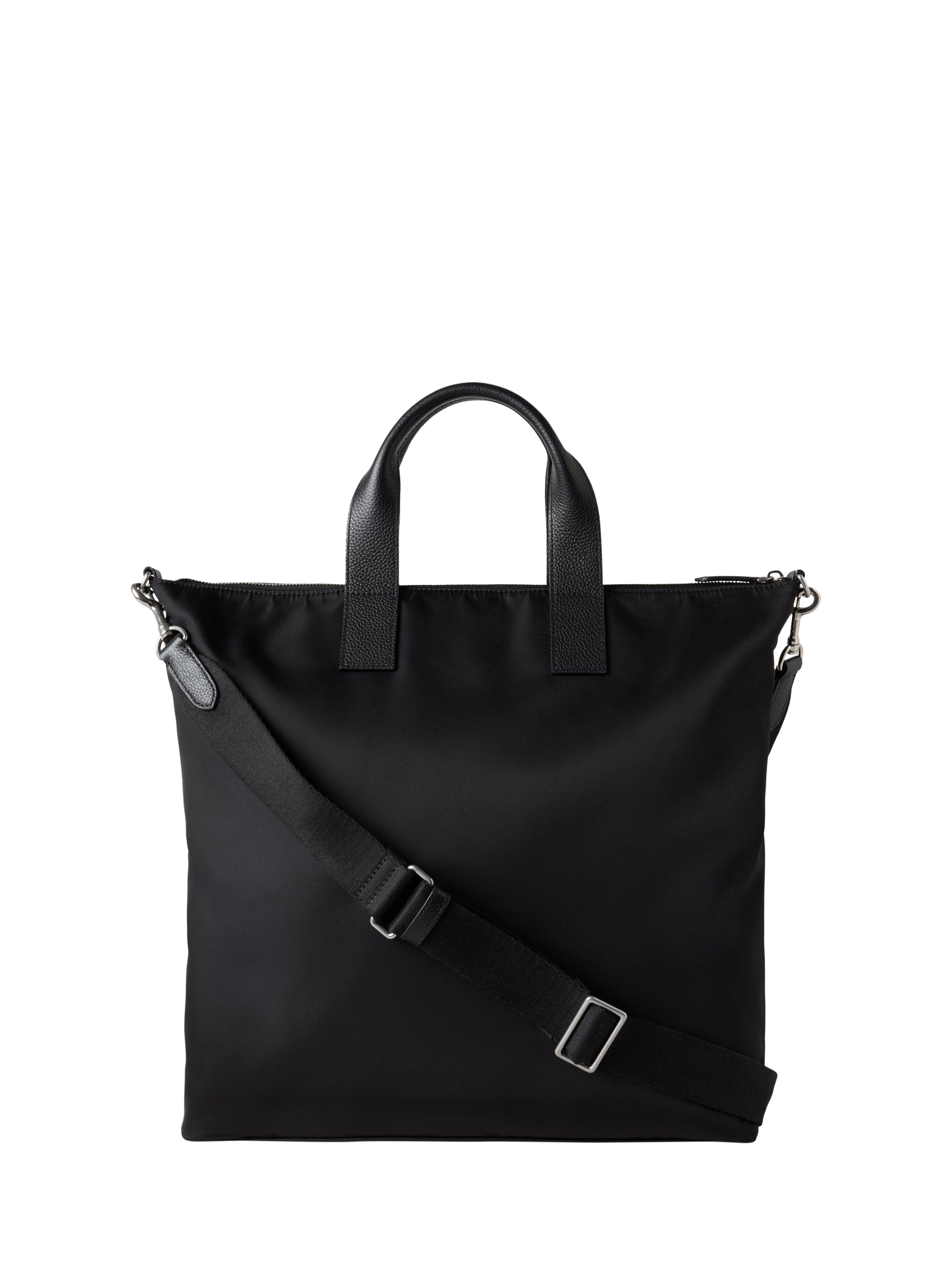 Mulberry Heritage Nylon Zipped Tote Bag, Black