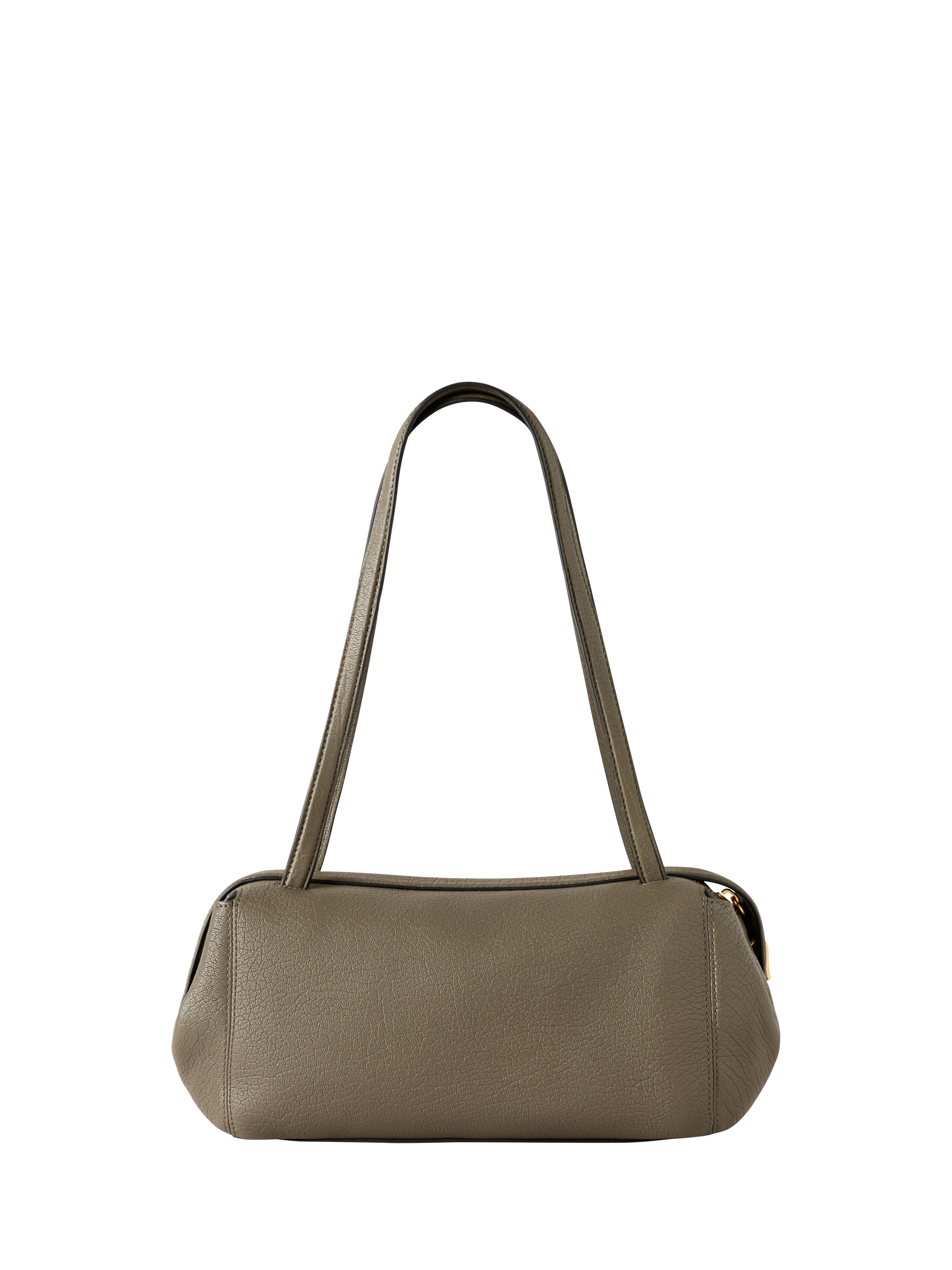 Product image 2 of 5, which shows Mulberry Meadow Small Leather Hobo Bag, Linen Green