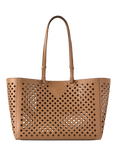 Mulberry Perforated Leather Tote Bag, Toffee