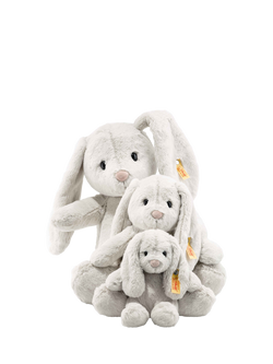 Steiff Hoppie Rabbit Soft Toy, 28cm - view 2, Multi