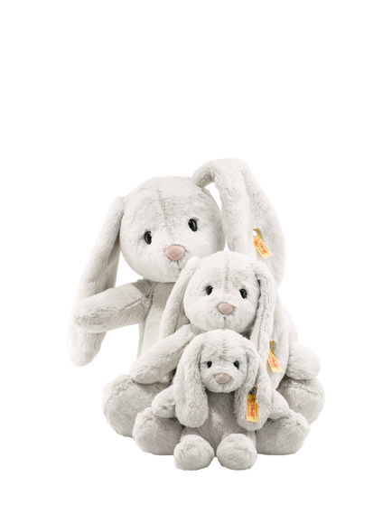 Steiff Hoppie Rabbit Soft Toy, 28cm - view 2, Multi