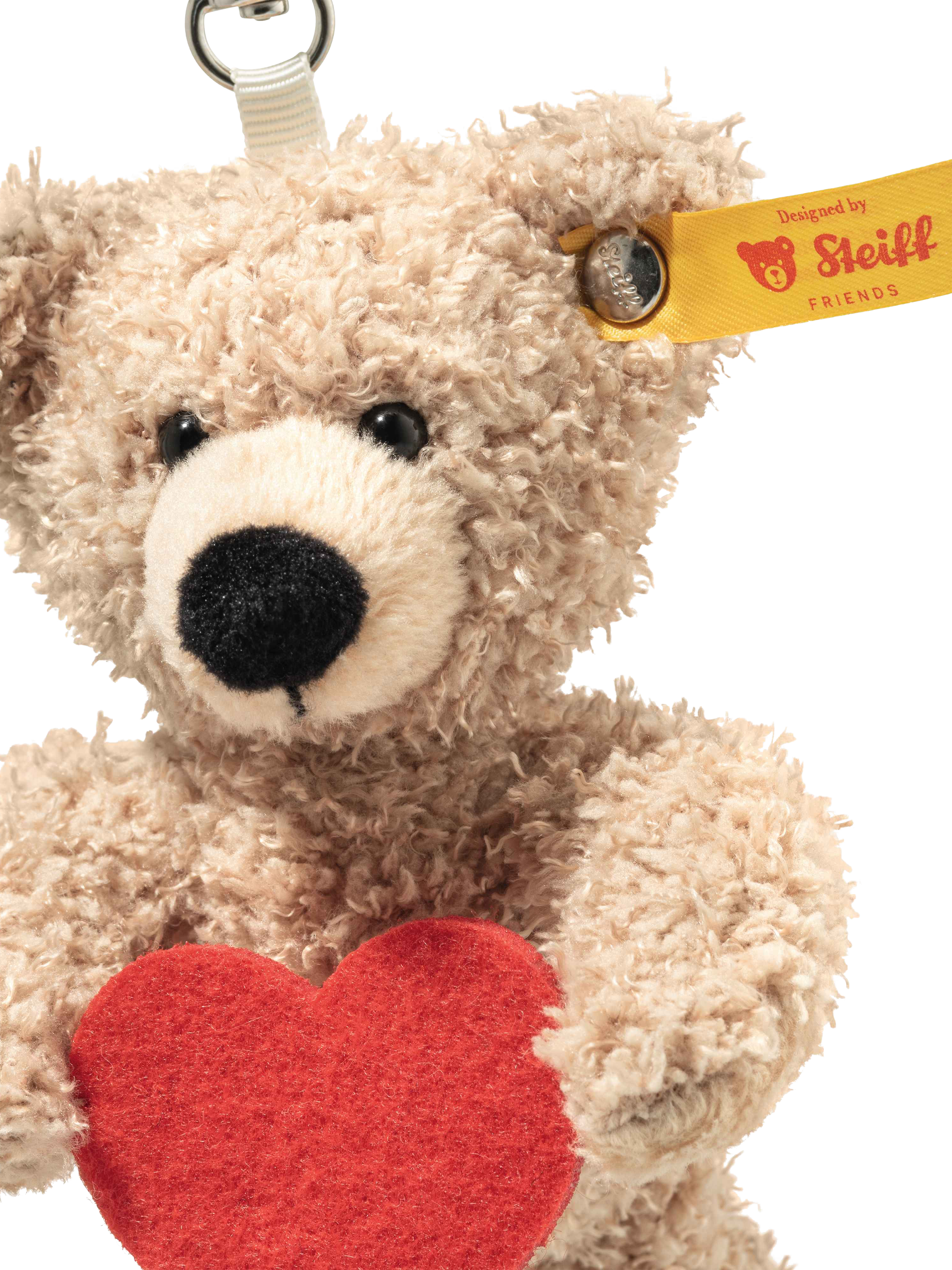 Product image 3 of 3, which shows Steiff Fynn Teddy Bear Heart Pendant, 12cm