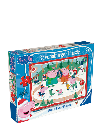 Peppa Pig Ravensburger Festive Giant Floor Puzzle, 24 Piece, Multi
