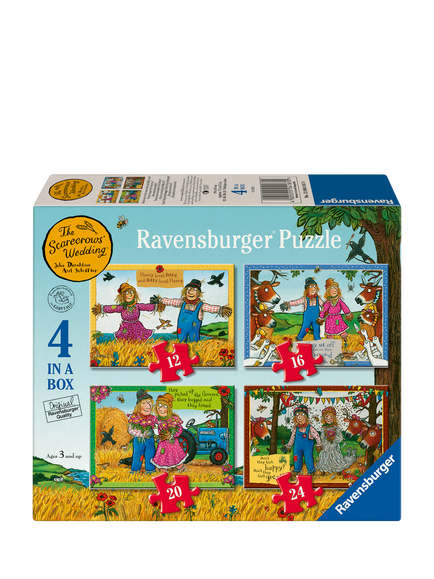 Julia Donaldson Ravensburger The Scarecrows' Wedding 4 in a Box Puzzle, Multi