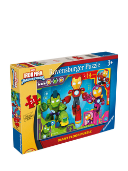 Marvel Iron Man & His Awesome Friends Ravensburger Giant Floor Puzzle, Multi