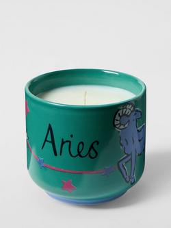 John Lewis Zodiac Scented Candle, 497g, Aries