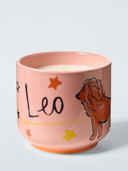 John Lewis Zodiac Scented Candle, 250g, Leo