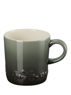 Le Creuset Stoneware Holly Cappucino Mug, 200ml, Thyme