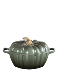 Le Creuset Cast Iron Pumpkin Round Casserole, 24cm, Thyme
