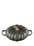 Le Creuset Cast Iron Pumpkin Shallow Casserole, 28cm, Thyme
