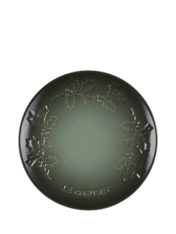 Le Creuset Stoneware Holly Side Plate, 19cm, Thyme