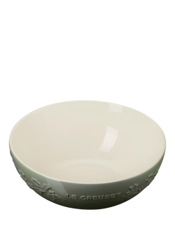 Le Creuset Stoneware Holly Serve Bowl, 25cm, Thyme - view 2, Thyme