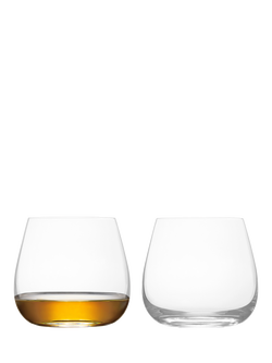 Anton Studio Designs Juno Glass Tumblers, Set of 2, 450ml, Clear, 