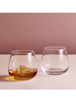 Anton Studio Designs Juno Glass Tumblers, Set of 2, 450ml, Clear - view 2, 