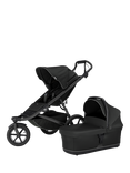 Thule Urban Glide 3 Stroller, Bassinet, Maple Car Seat and Alfi Base Travel System Bundle, Black