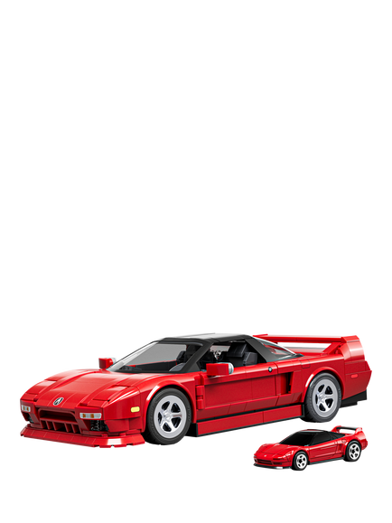 Hot Wheels Mattel Brick Shop 90 Acura NSX Car Building Set, Multi