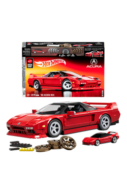 Hot Wheels Mattel Brick Shop 90 Acura NSX Car Building Set - view 2, Multi