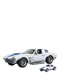 Hot Wheels Mattel Brick Shop Corvette Grand Sport Car Building Set, Multi