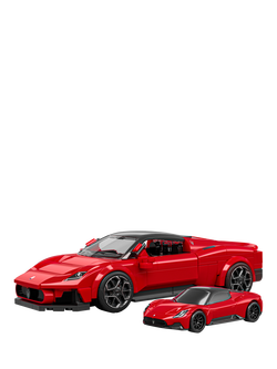 Hot Wheels Mattel Brick Shop Maserati MC20 Car Building Set, Multi