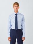 John Lewis Silk Small Square Tie, Airforce