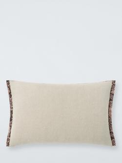 John Lewis x Sanderson Cantaloupe Rectangular Cushion - view 2, Pink