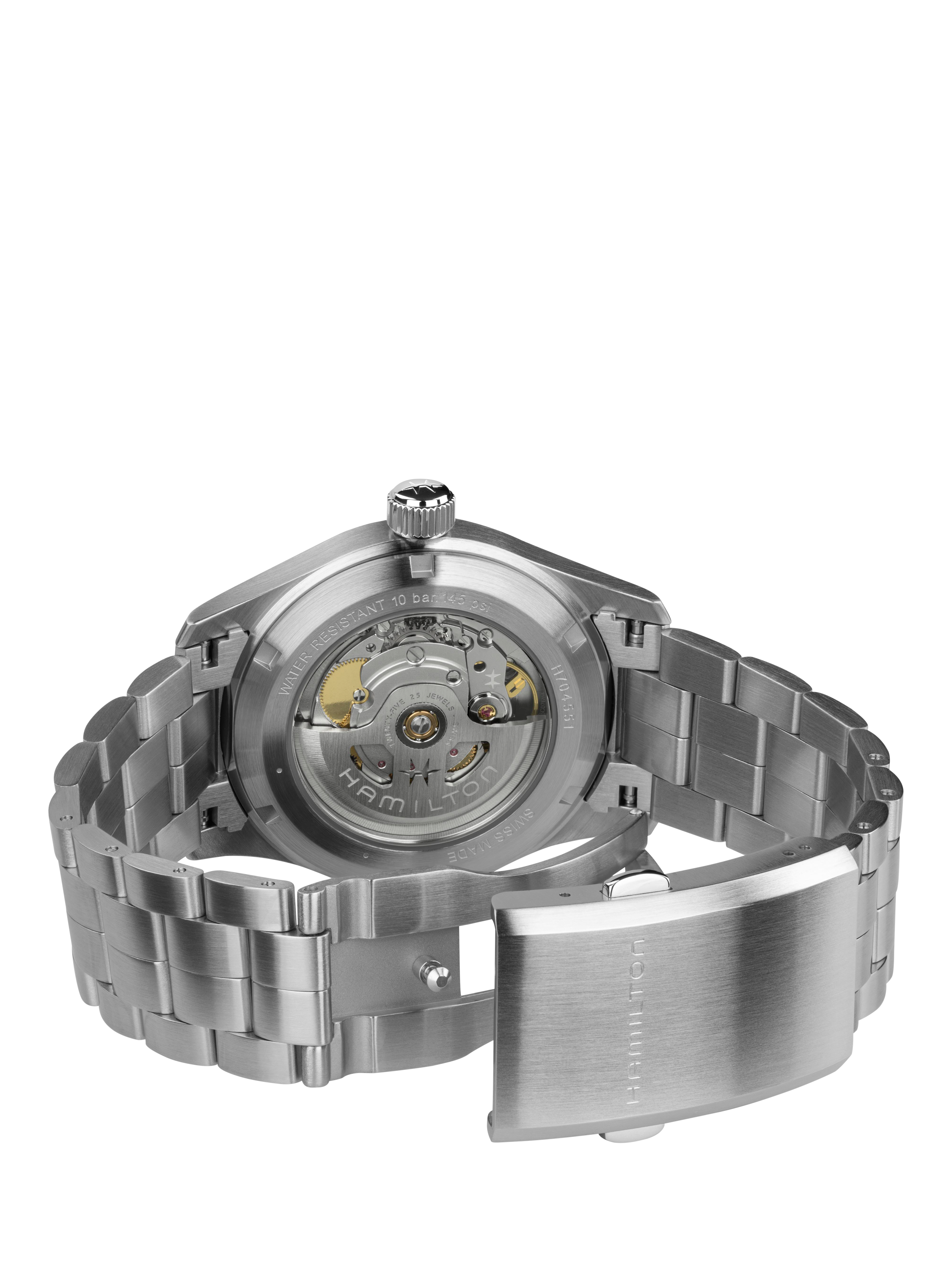 Product image 6 of 6, which shows Hamilton H70455160 Unisex Bracelet Watch, Green