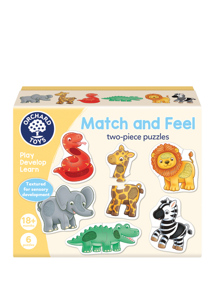 Orchard Toys Match and Feel Puzzles, Multi
