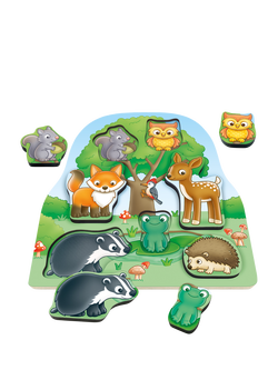 Orchard Toys Woodland Chunky Wooden Puzzle - view 2, Multi