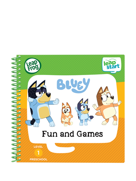 LeapFrog Bluey Fun & Games Storybook, Multi