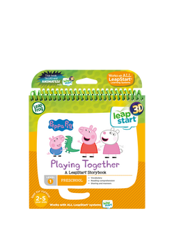 LeapFrog Peppa Pig Playing Together Storybook with LeapStart Stylus, Multi