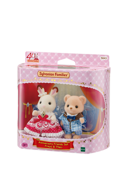 Sylvanian Families 40th Anniversary Freya & Theo Friends Set, Multi