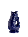 Wade Pottery Fish Earthenware Jug, 1.2L, Cobalt Blue