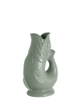 Wade Pottery Fish Earthenware Jug, 1.2L, Sage Green